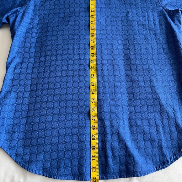 Robert Graham Sport Shirt - Blue - Large Classic Fit - Picture 3 of 6